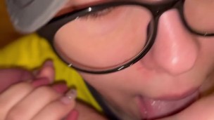 Sloppy Blowjob with Milk👅👅👅💦💦