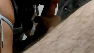 The real cuckold fun in a threesome with her wife